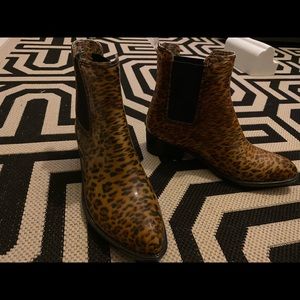 Jeffrey Campbell Leopard Rain boots